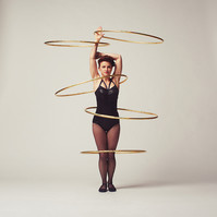 Silvia hula hoop & fire performer